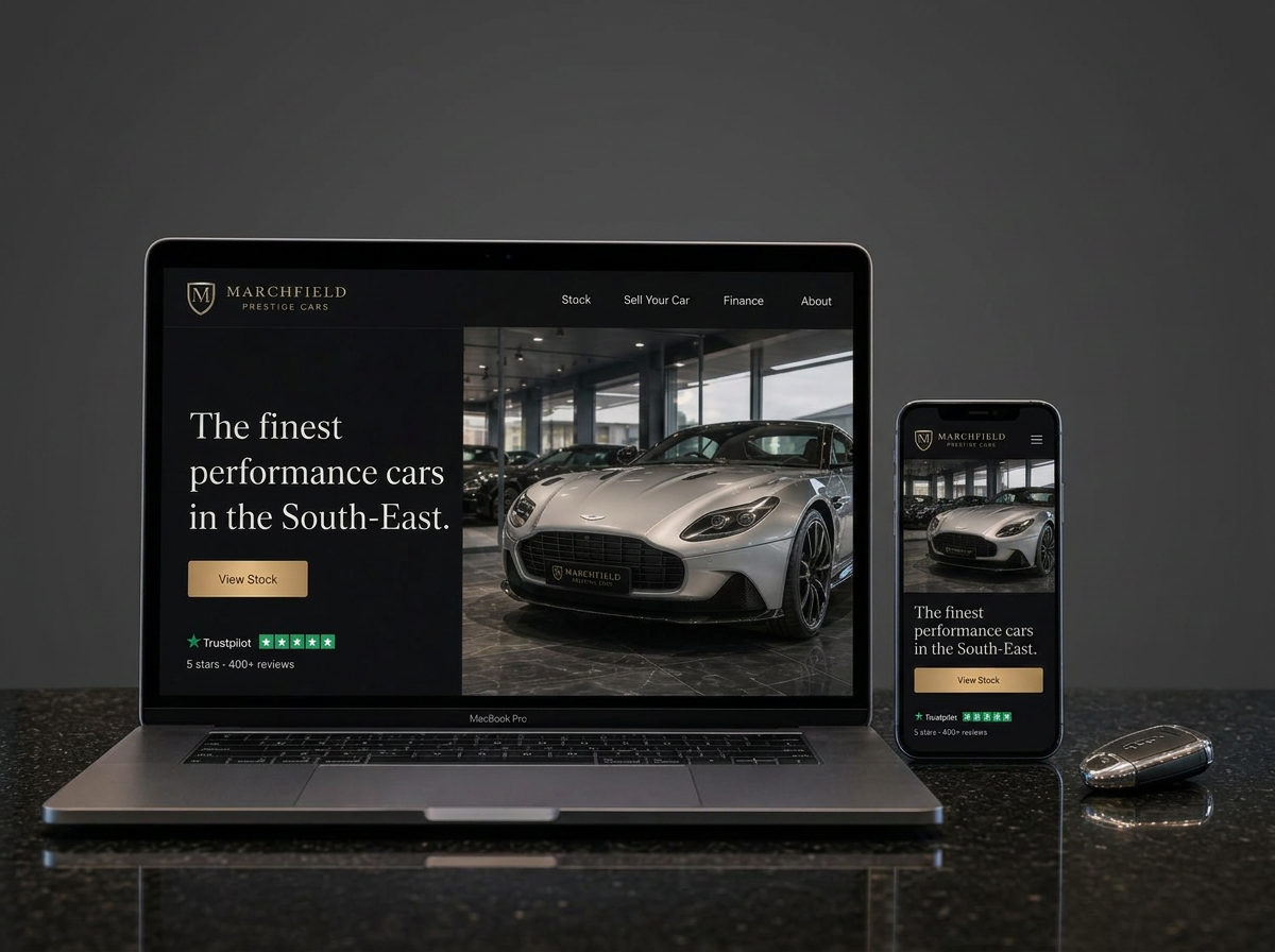 Car Dealership Website designed by Doncaster Web Design