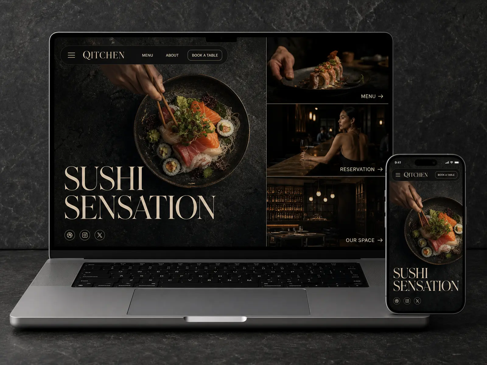 Restaurant Website designed by Doncaster Web Design