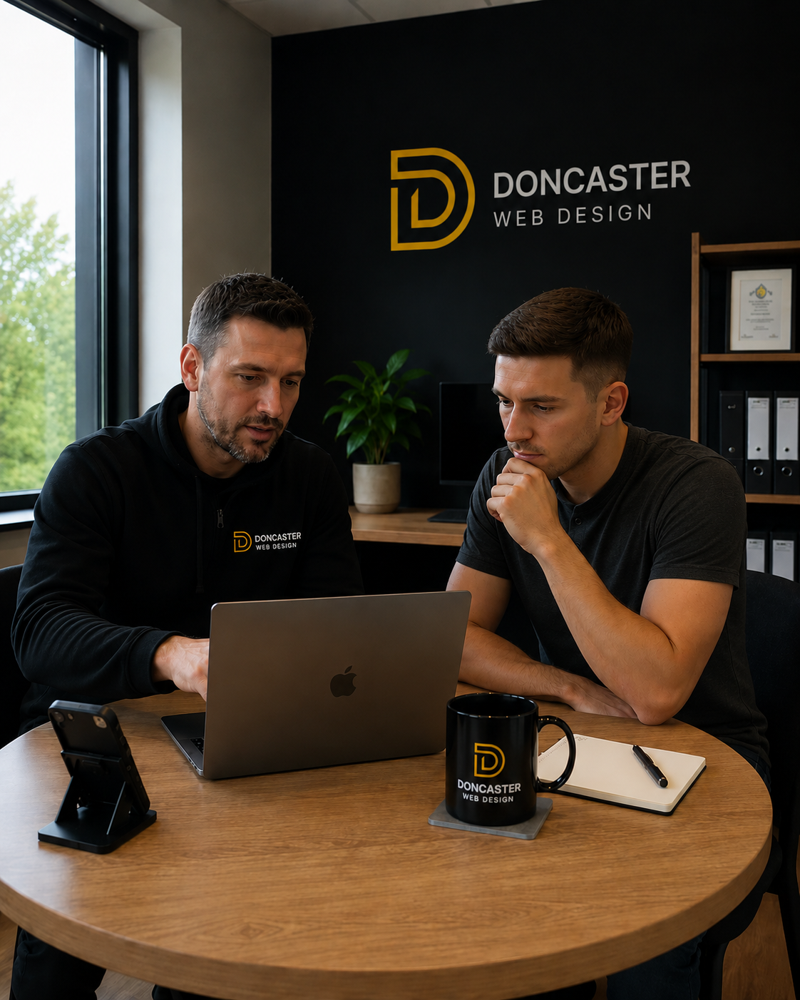 Web design Doncaster — modern website on desktop and mobile